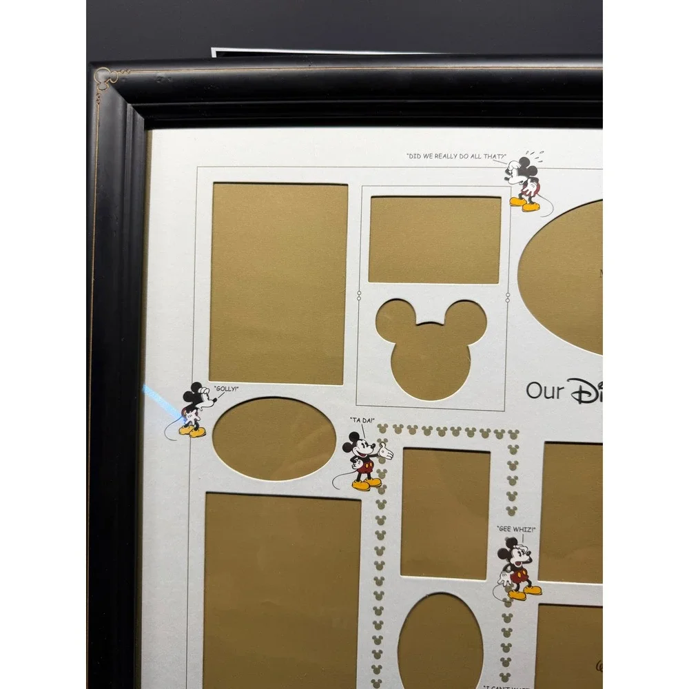 Disney Parks Our Disney Vacation Picture Photo Collage Frame 16x16 Mickey